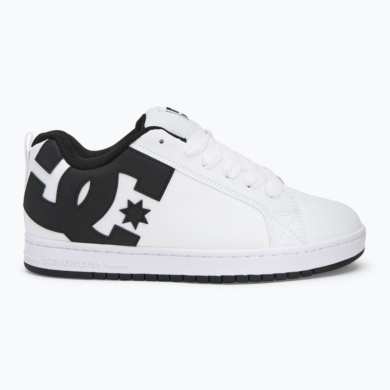 DC Court Graffik scarpe da uomo bianco / nero / nero 2