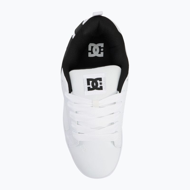 DC Court Graffik scarpe da uomo bianco / nero / nero 5
