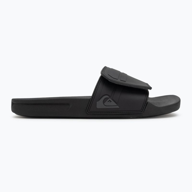 Quiksilver Rivi Slide Adjust nero/grigio/nero infradito uomo 2