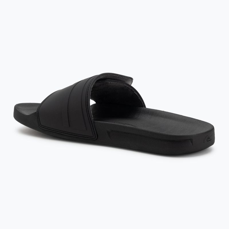 Quiksilver Rivi Slide Adjust nero/grigio/nero infradito uomo 3