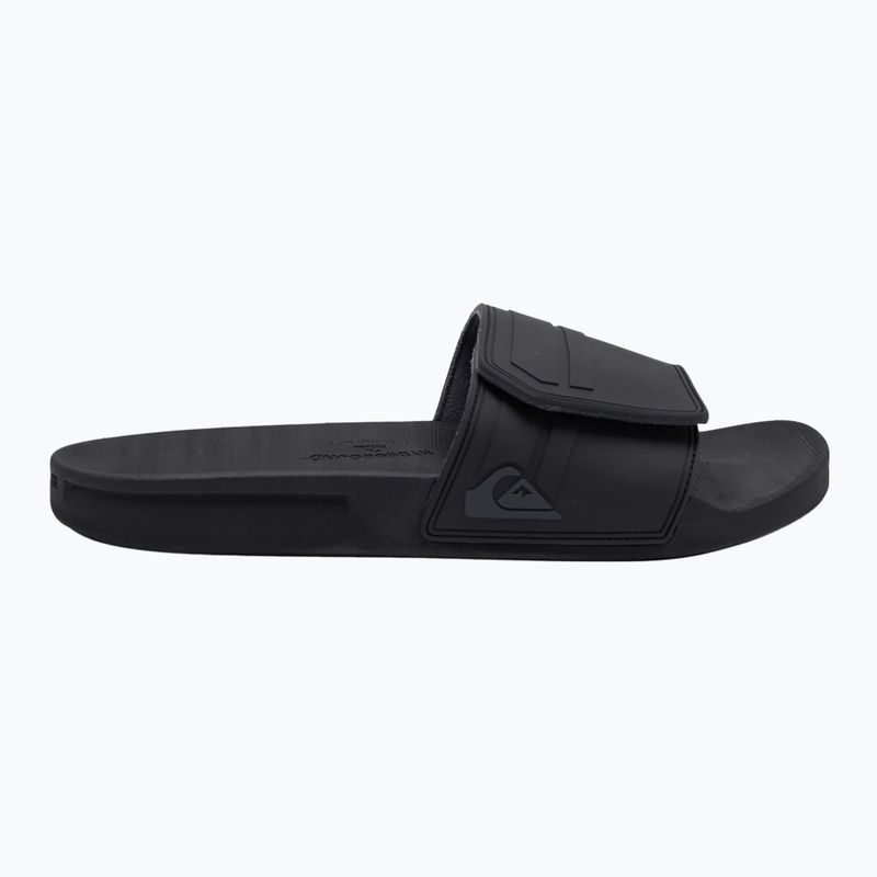 Quiksilver Rivi Slide Adjust nero/grigio/nero infradito uomo