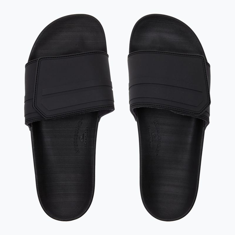 Quiksilver Rivi Slide Adjust nero/grigio/nero infradito uomo 2
