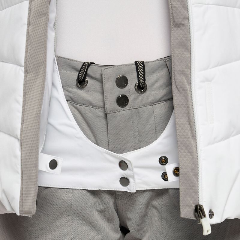Giacca da snowboard donna ROXY Dakota bianco brillante 11
