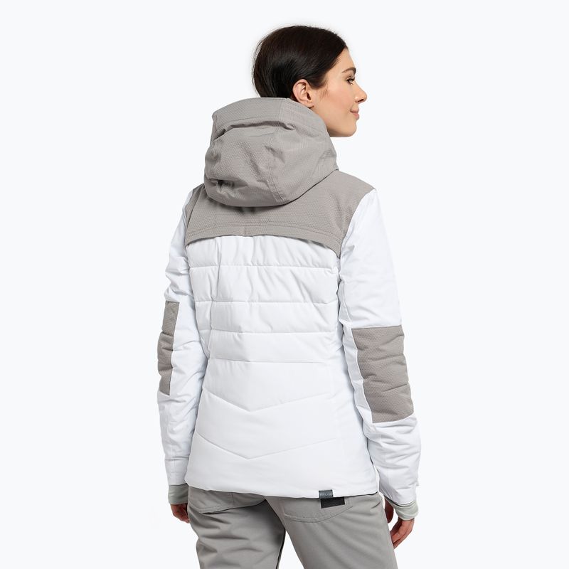 Giacca da snowboard donna ROXY Dakota bianco brillante 4