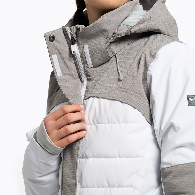 Giacca da snowboard donna ROXY Dakota bianco brillante 6