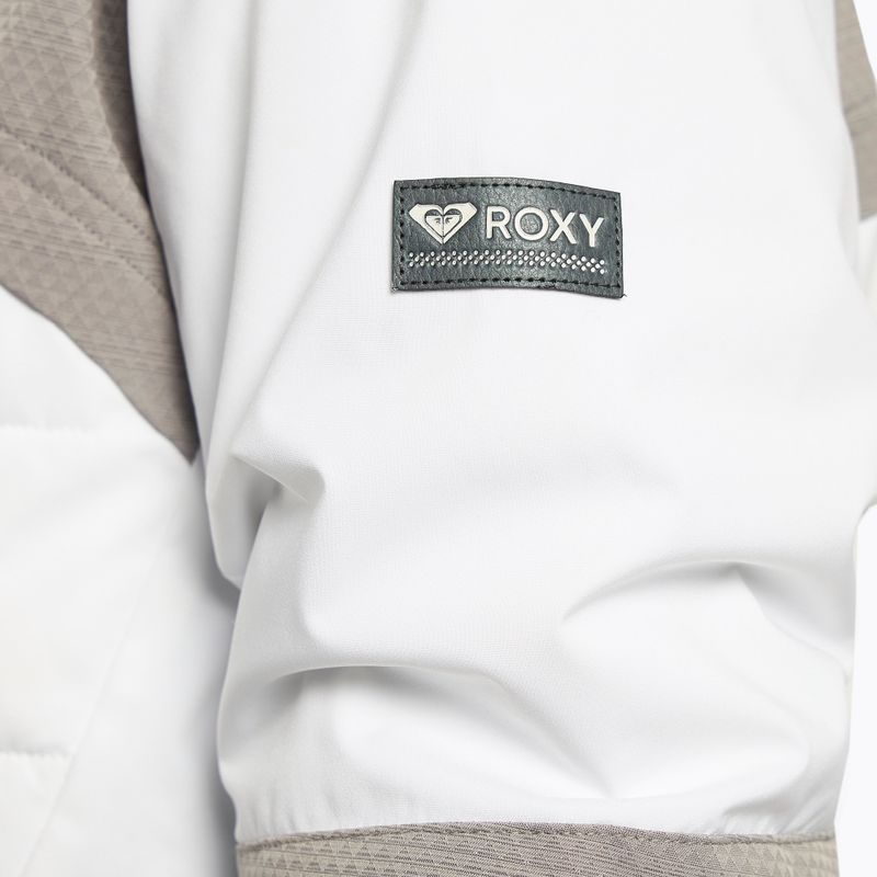 Giacca da snowboard donna ROXY Dakota bianco brillante 9