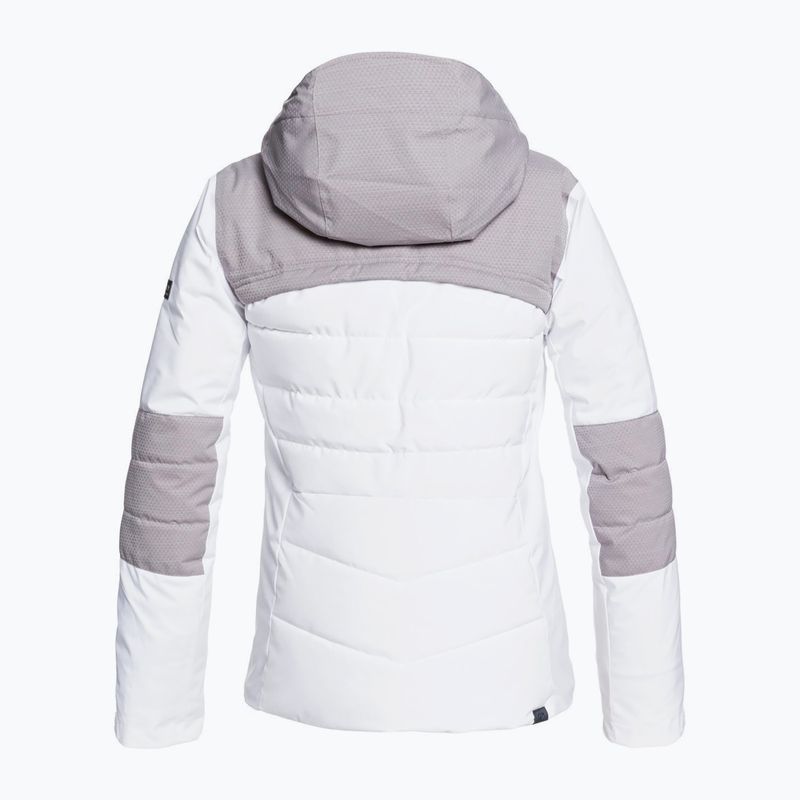 Giacca da snowboard donna ROXY Dakota bianco brillante 14