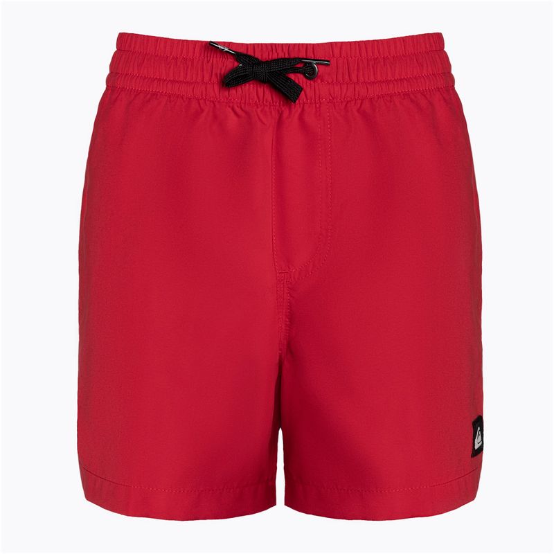 Pantaloncini da bagno per bambini Quiksilver Everyday 13" ad alto rischio rosso