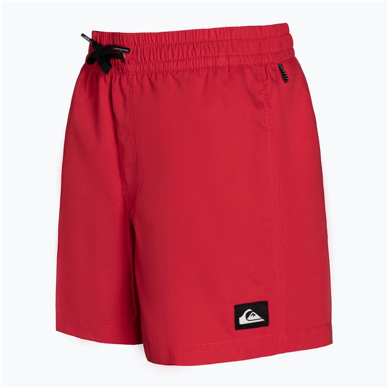 Pantaloncini da bagno per bambini Quiksilver Everyday 13" ad alto rischio rosso 3