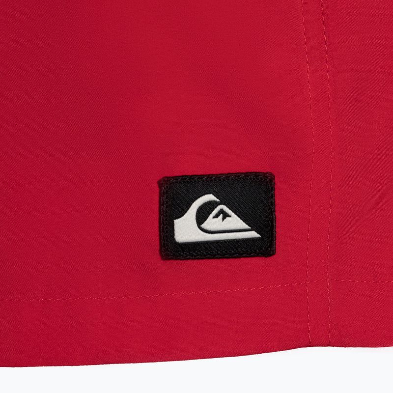Pantaloncini da bagno per bambini Quiksilver Everyday 13" ad alto rischio rosso 4