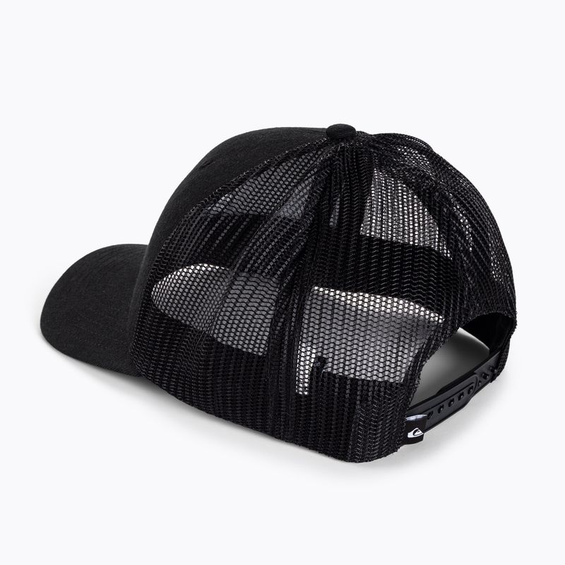 Cappello da baseball Quiksilver Grounder nero da uomo 3