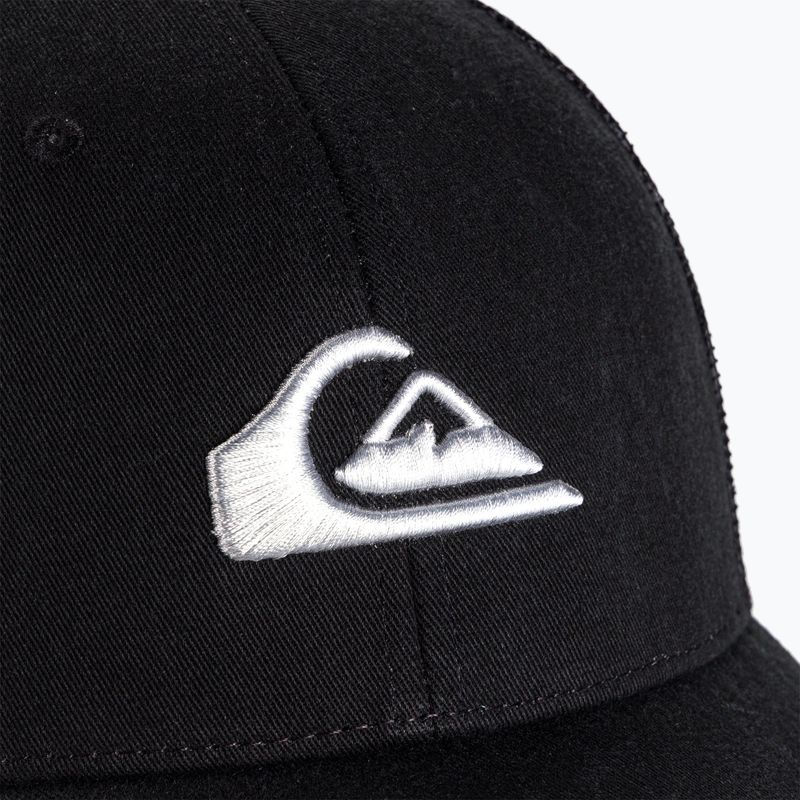 Cappello da baseball Quiksilver Grounder nero da uomo 5