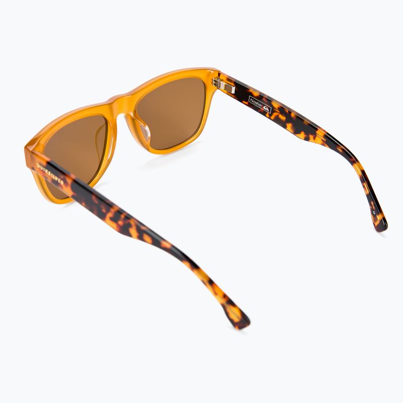Occhiali da sole Quiksilver Nasher crystal honey/brown 2