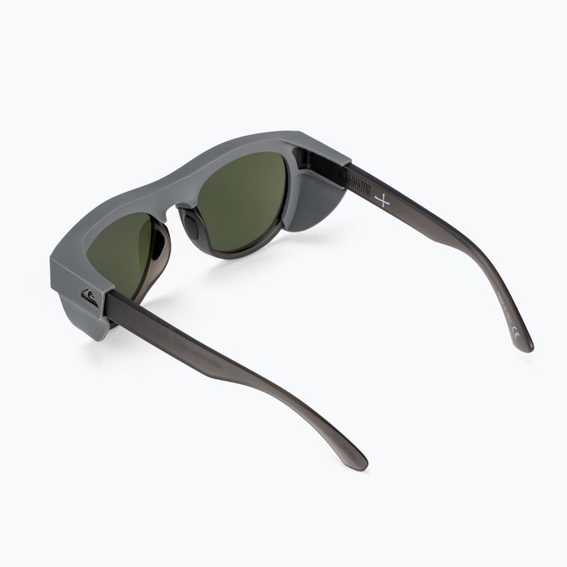 Occhiali da sole Quiksilver Eliminator + cristallo opaco fumo/verde 2