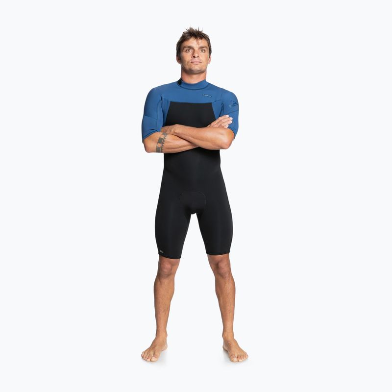 Muta Quiksilver 2/2 da uomo Springsuit Everyday Session S/SL nero/insignia 6