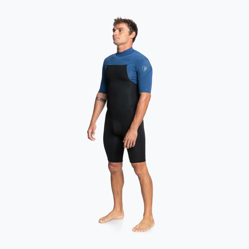 Muta Quiksilver 2/2 da uomo Springsuit Everyday Session S/SL nero/insignia 7