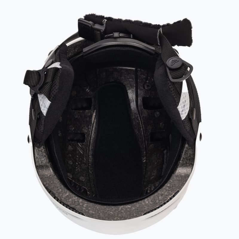Casco da snowboard da donna ROXY Freebird bianco brillante 5