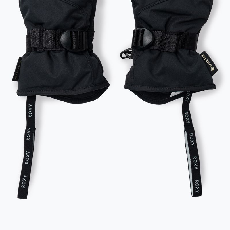 Guanti da snowboard da donna ROXY Gore Tex Fizz nero vero 6