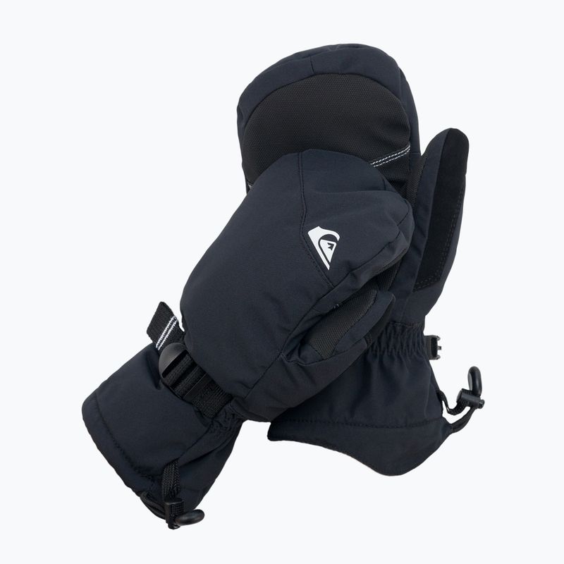Quiksilver Mission Mitt guanti da snowboard per bambini nero vero