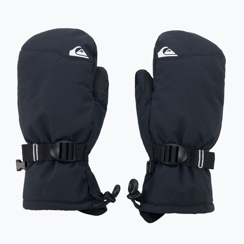 Quiksilver Mission Mitt guanti da snowboard per bambini nero vero 3