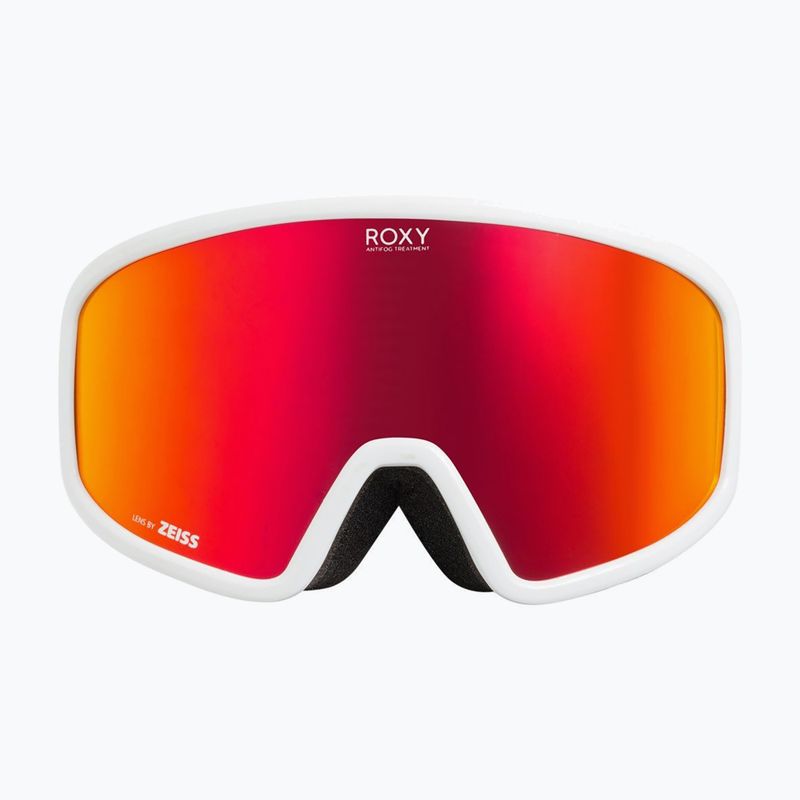 Occhiali da snowboard da donna ROXY Feenity Color Luxe bianco brillante/sonar ml rosso revo 6