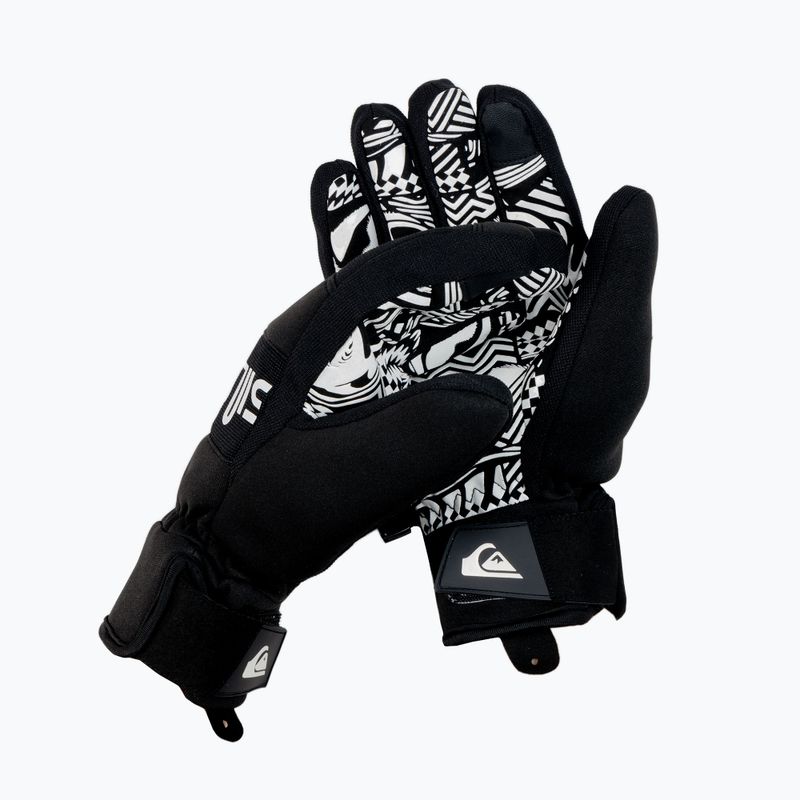 Guanti da snowboard Quiksilver Method da uomo, nero