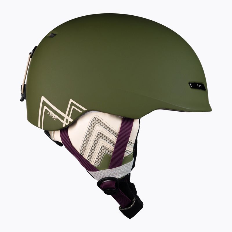 Casco da snowboard da donna ROXY Angie burnt olive 3