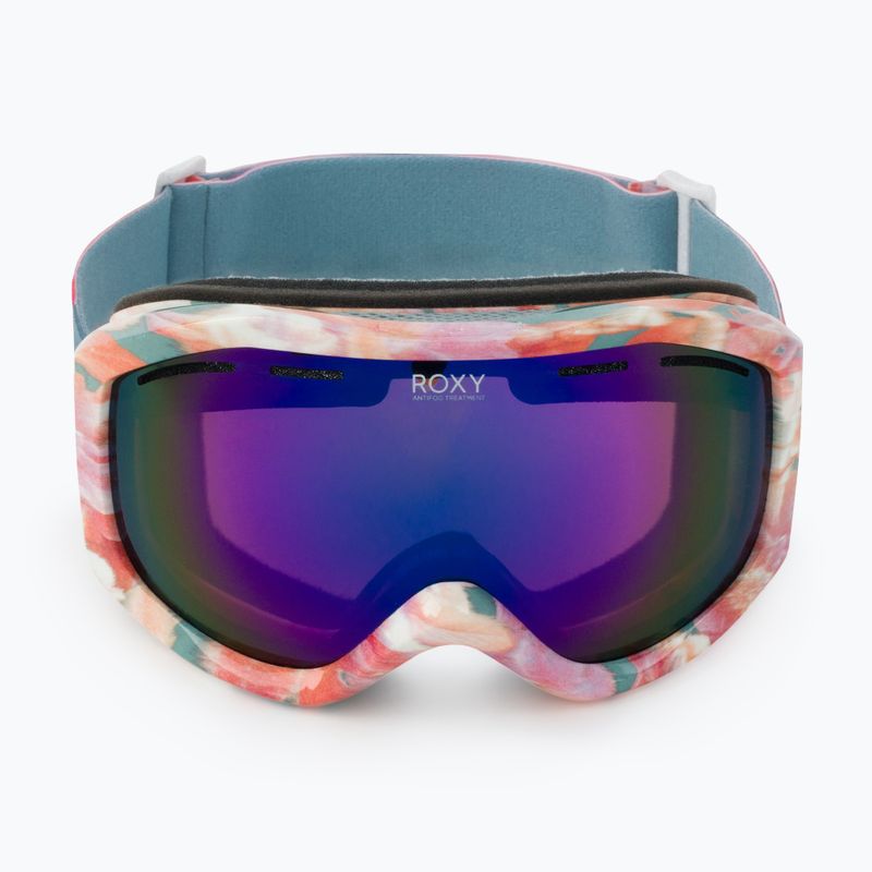 Occhiali da snowboard da donna ROXY Sunset ART J stone blue jorja/amber rose ml blue 2