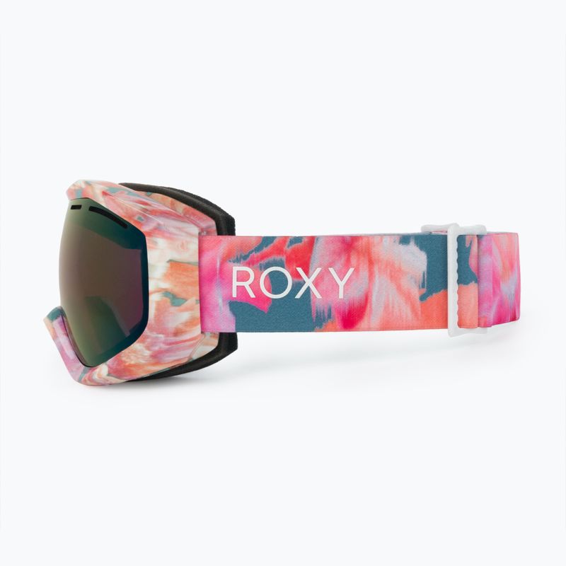Occhiali da snowboard da donna ROXY Sunset ART J stone blue jorja/amber rose ml blue 4