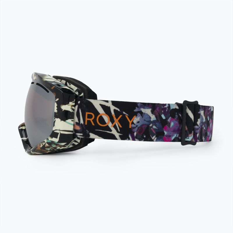 Occhiali da snowboard da donna ROXY Sunset ART J true black superlights /amber rose ml super silver 4