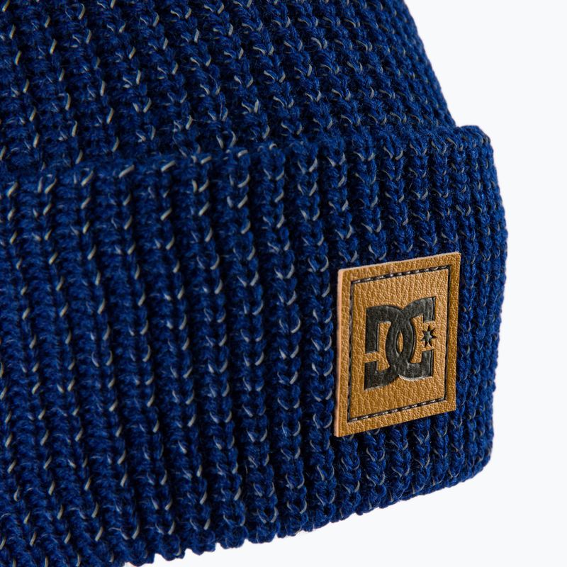 Berretto invernale da uomo con stampa blu DC Sight 3