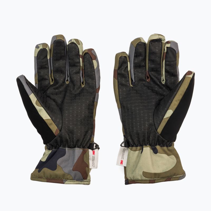Guanti da snowboard DC Franchise woodland/camo/castlerock da uomo 2