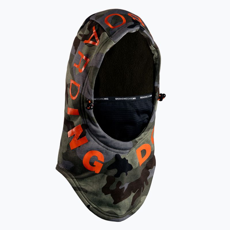 Passamontagna con cappuccio da uomo DC woodland camo castlerock