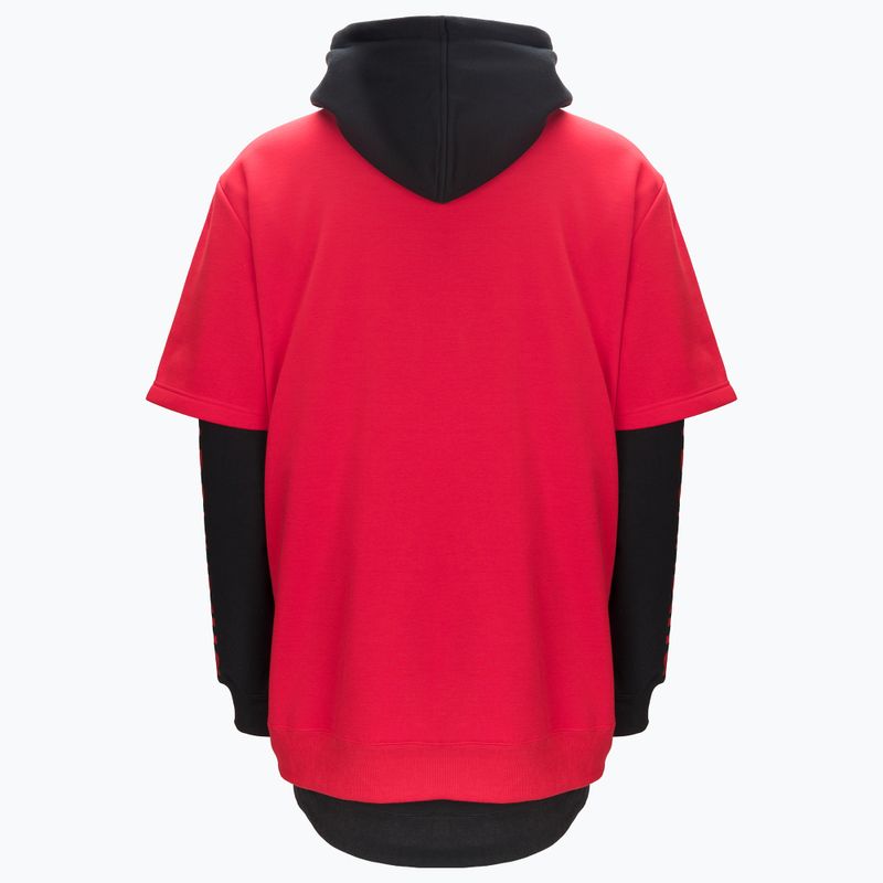 Felpa da snowboard DC Dryden racing red da uomo 2