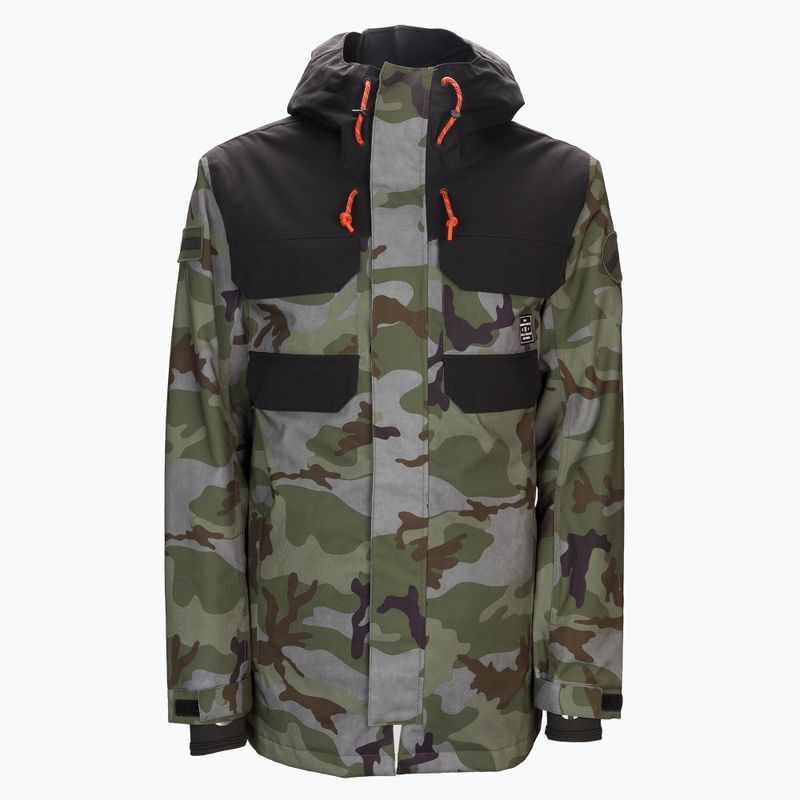 Giacca da snowboard DC Haven woodland camo castlerock da uomo