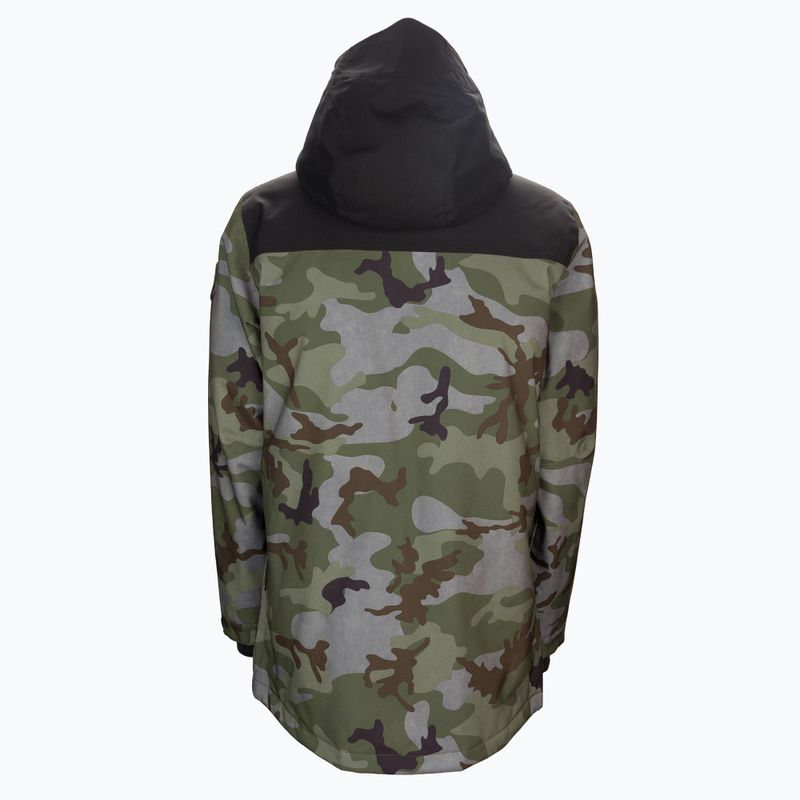 Giacca da snowboard DC Haven woodland camo castlerock da uomo 2