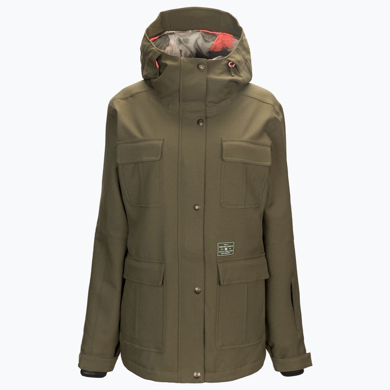 Giacca da snowboard da donna DC Liberate olive night