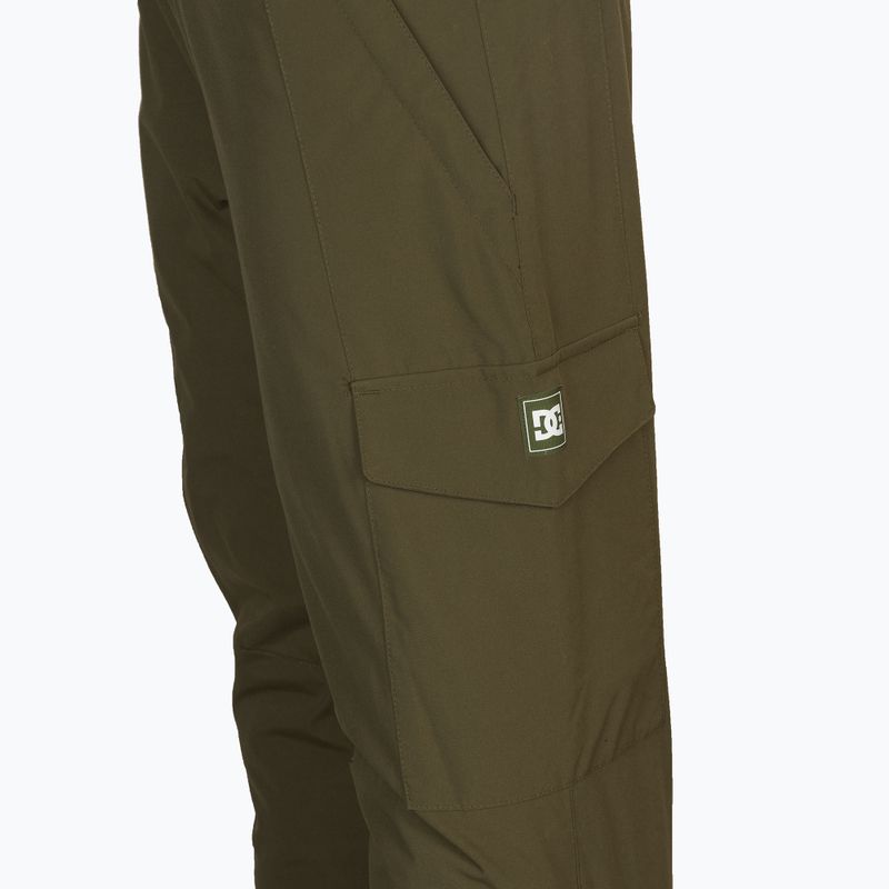 Pantaloni da snowboard da uomo DC Nonchalant oliva notte 4