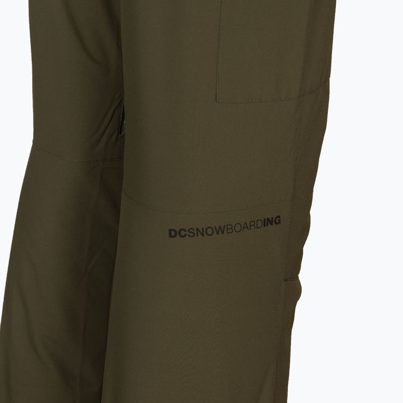 Pantaloni da snowboard da uomo DC Nonchalant oliva notte 5