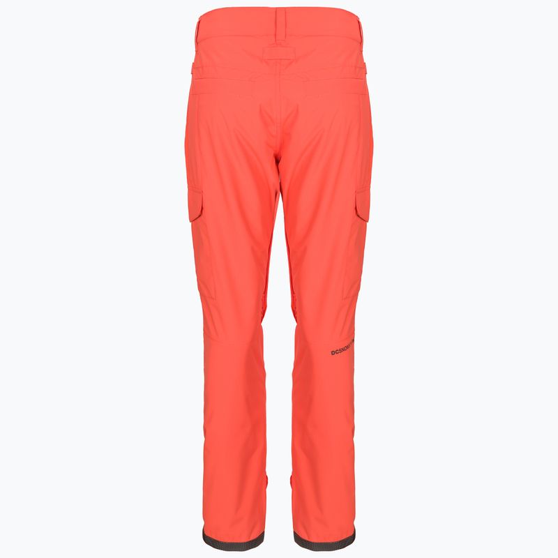 Pantaloni da snowboard donna DC Nonchalant hot coral 8