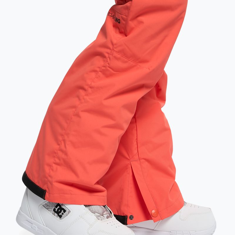 Pantaloni da snowboard donna DC Nonchalant hot coral 6