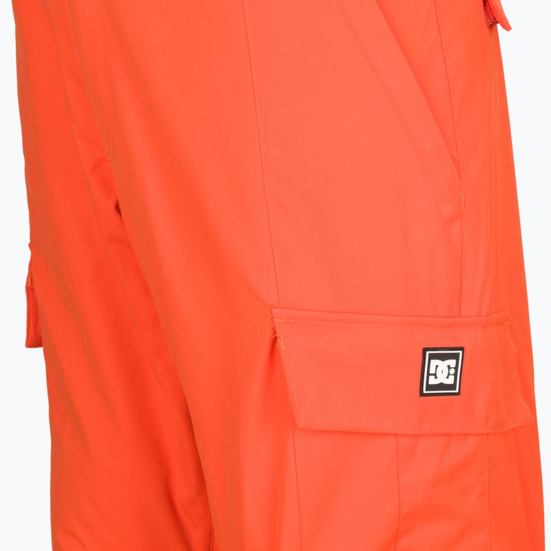 Pantaloni da snowboard DC Banshee orangeade da uomo 5