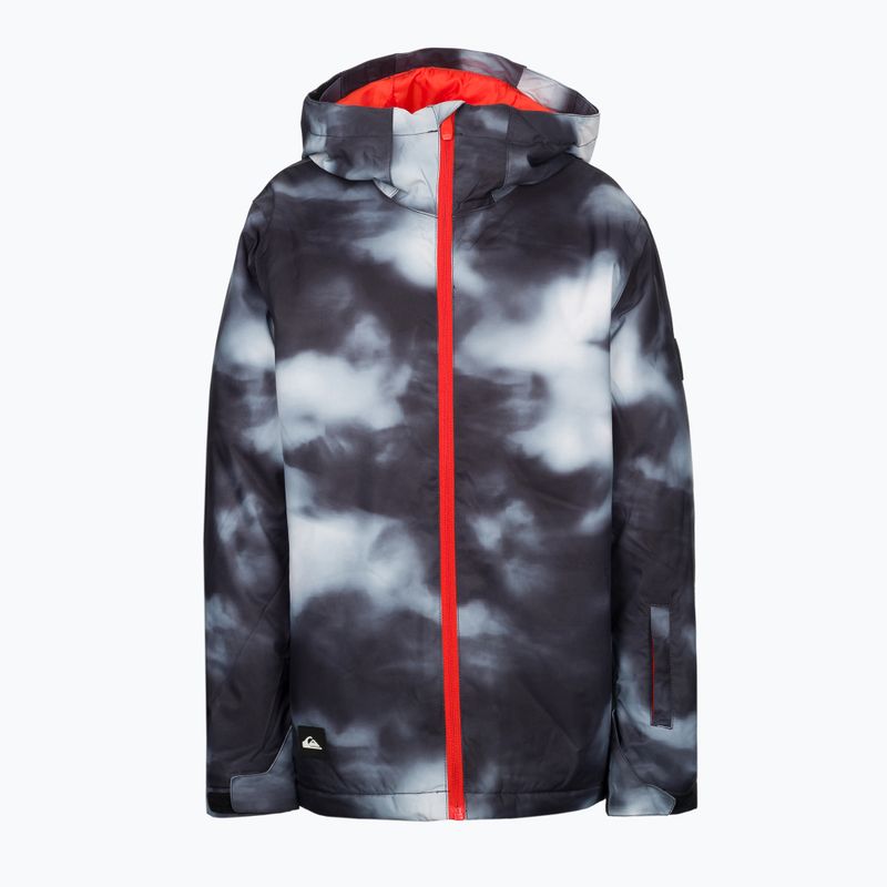 Giacca da snowboard Quiksilver da bambino Mission Printed nero