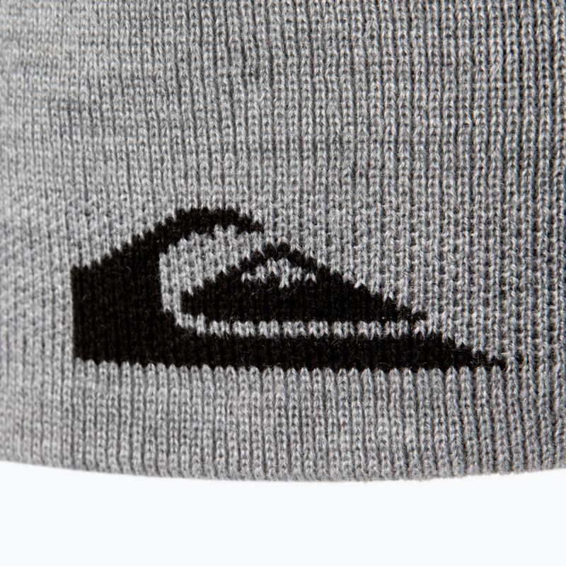 Berretto invernale Quiksilver da uomo M&W grigio erica 3