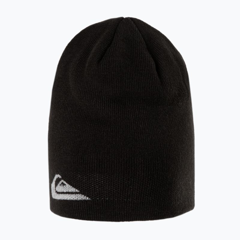 Berretto invernale Quiksilver da uomo M&W nero vero 2