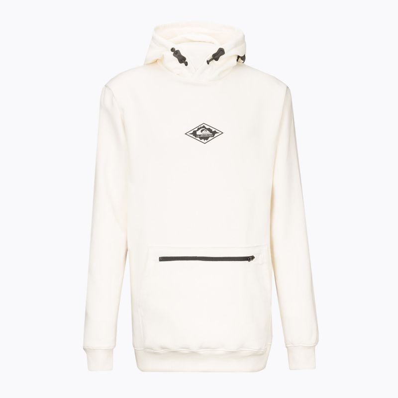 Felpa Quiksilver Big Logo Tech da uomo, bianco