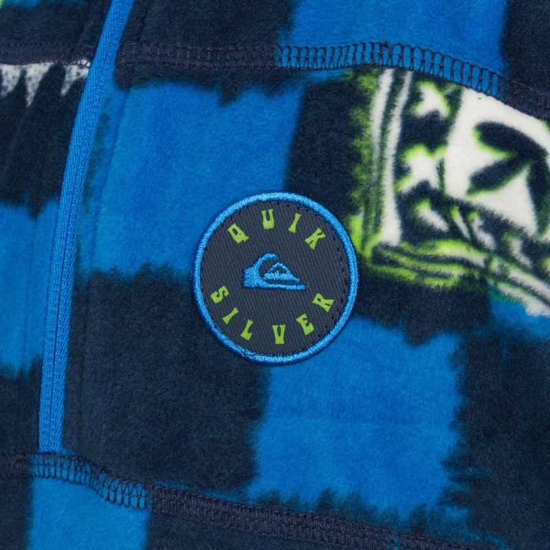 Felpa Quiksilver Aker HZ blu/retro quik da bambino 3