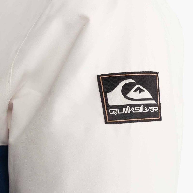 Giacca da snowboard Quiksilver da uomo Steeze bianco 3