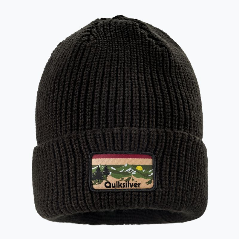 Berretto invernale Quiksilver da uomo Tofino true black 2