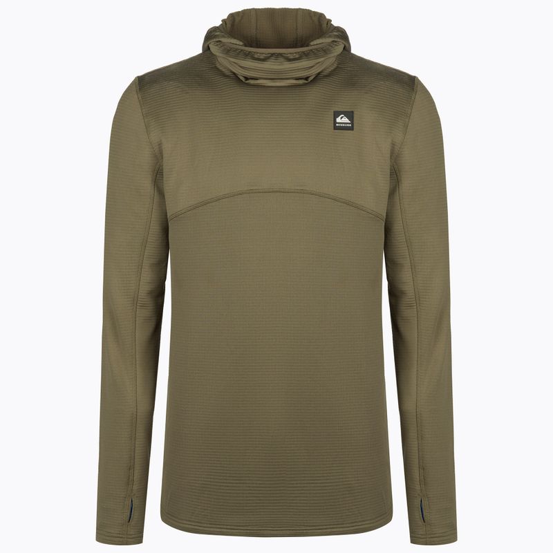 Felpa Quiksilver Steep Point da uomo con foglie d'uva